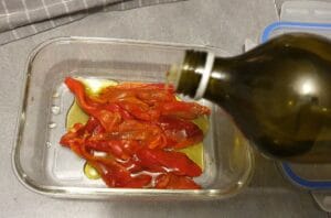 Poivrons grillés aux anchois - Instruction 2