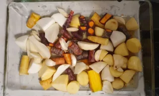 Poitrine de porc confite miel-gingembre - Instruction 10