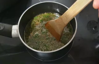 Poitrine de porc confite miel-gingembre - Instruction 14