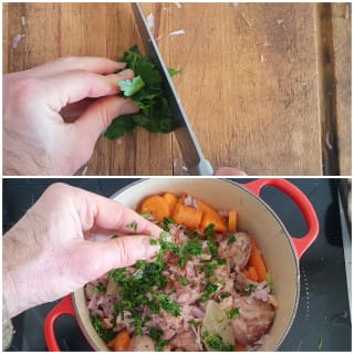 Sauté de veau au vin rouge et aux épices - Instruction 7