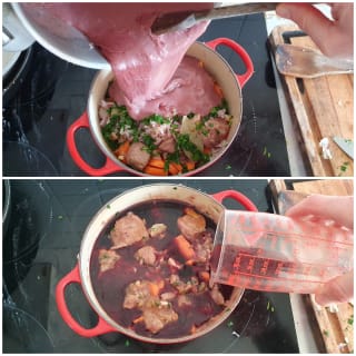 Sauté de veau au vin rouge et aux épices - Instruction 8