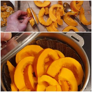 Tarte potimarron épinards – Instruction 1 Tarte potimarron épinards - Instruction 1