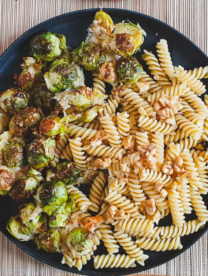 Choux de Bruxelles gratinés au Parmesan Choux de Bruxelles gratinés au Parmesan