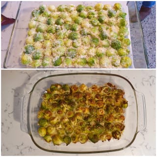 Choux de Bruxelles gratinés au Parmesan - Instruction 4