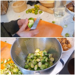 Choux de Bruxelles gratinés au Parmesan - Instruction 0