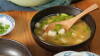 Traditional Miso Soup with Homemade Tofu