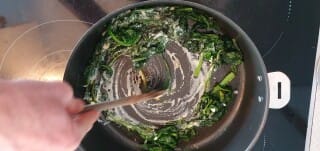 Feuilletés au chèvre et aux épinards - Instruction 3