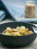 Risotto with einkorn wheat, sweet potato, and Comté cheese Risotto with einkorn wheat, sweet potato, and Comté cheese
