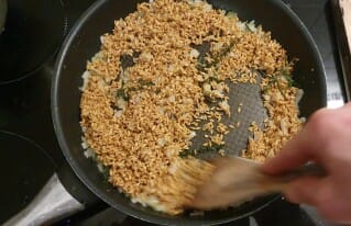 Risotto de petit-épeautre, patate douce et Comté - Instruction 5