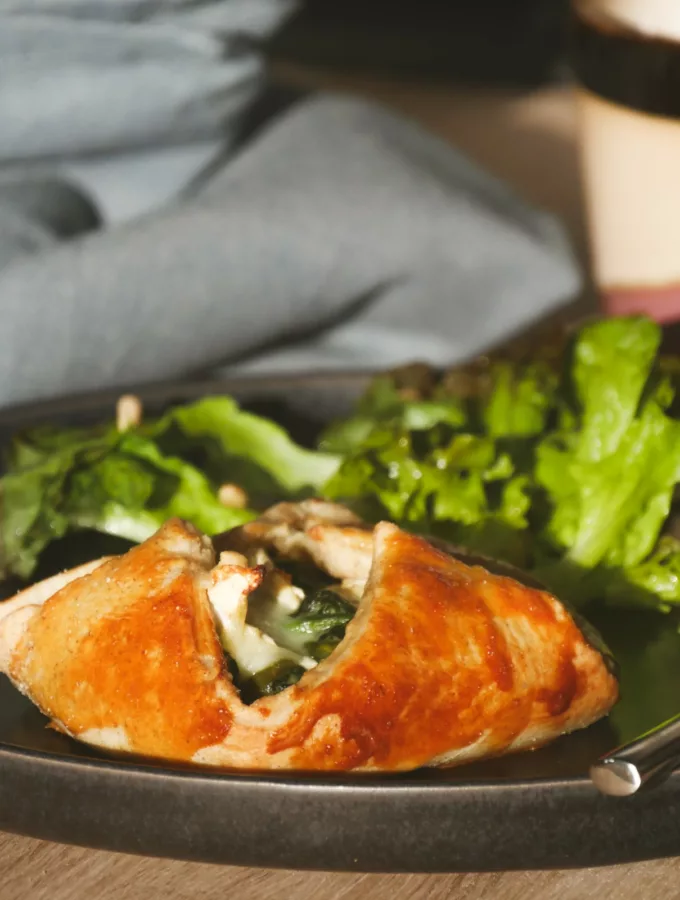 Feuilletés au chèvre et aux épinards Feuilletés au chèvre et aux épinards