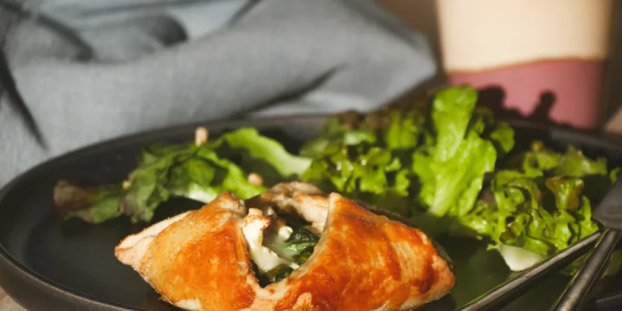 Feuilletés au chèvre et aux épinards