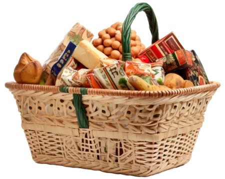 Panier de courses, promotions et coupons de réduction