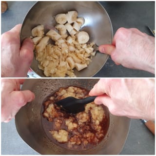 Cake vegan carotte banane graines - Instruction 1