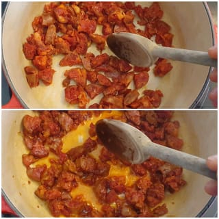 Fusilli aux câpres et au chorizo – Instruction 1 Fusilli aux câpres et au chorizo - Instruction 1