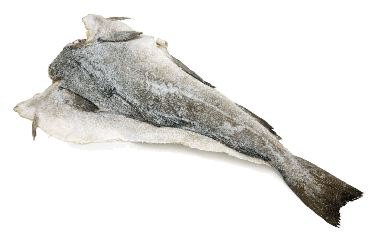 Morue séchée salée
