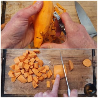 Risotto de petit-épeautre, patate douce et Comté - Instruction 2