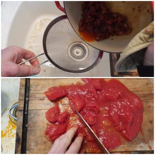 Fusilli aux câpres et au chorizo – Instruction 3 Fusilli aux câpres et au chorizo - Instruction 3