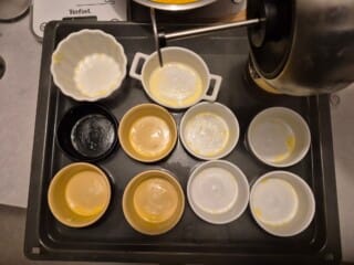 Flan de Potimarron en ramequin, sauce au fromage - Instruction 7