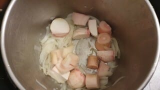 Soupe de feuilles de moutarde au curcuma - Instruction 4