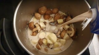 Velouté de panais, champignons et noisettes - Instruction 5