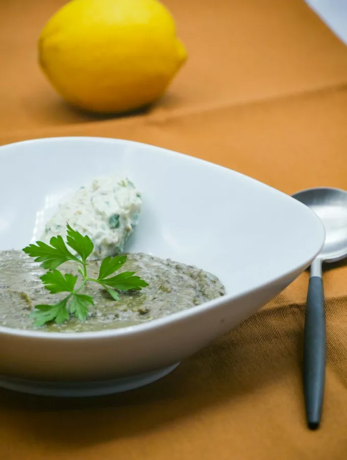 Soupe de lentilles, Ricotta Soupe de lentilles, Ricotta