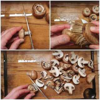 Velouté de panais, champignons et noisettes - Instruction 2