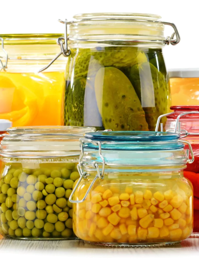 Conserves de fruits et légumes