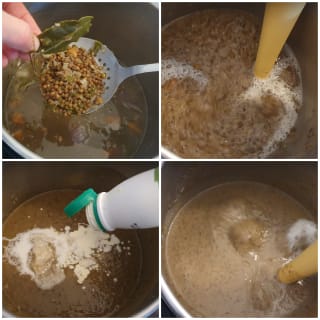 Soupe de lentilles, Ricotta - Instruction 12