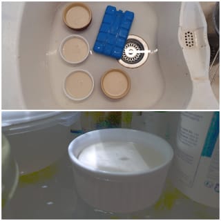 Panna-cotta au lait d&rsquo;amande, mandarine rôtie - Instruction 6