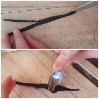 Panna-cotta au lait d&rsquo;amande, mandarine rôtie - Instruction 0