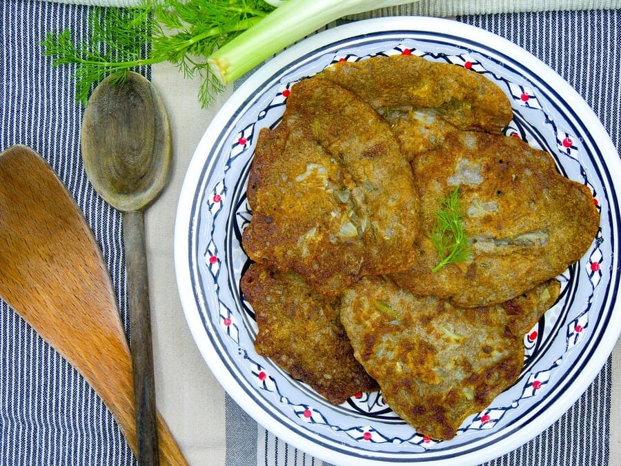 Fennel rye flatbreads