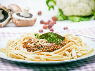 Vegan Spaghetti Bolognese (with ragù)