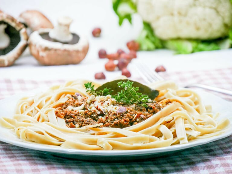 Pâtes bolognaise vegan