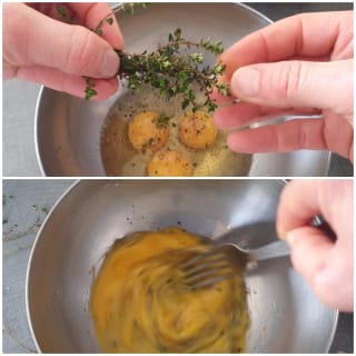 Tarte à la courge, fromage et thym - Instruction 6