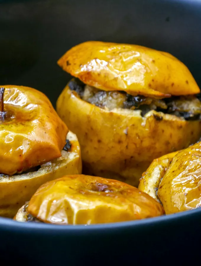 Pommes farcies au boudin noir Pommes farcies au boudin noir