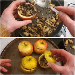 Pommes farcies au boudin noir - Instruction 8