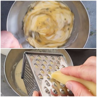 Tarte à la courge, fromage et thym - Instruction 7