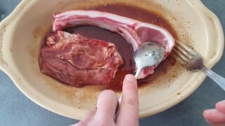 Côtelettes d’agneau au sésame - Instruction 1