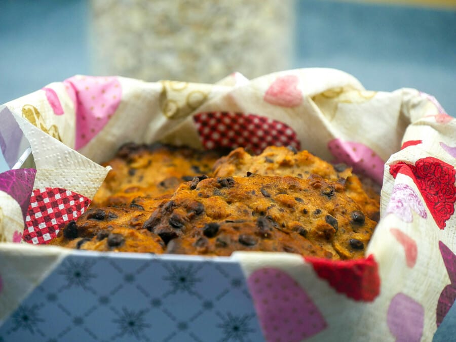 Chocolate-Banana-Oat Cookies