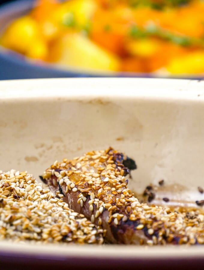 Côtelettes d’agneau au sésame Côtelettes d’agneau au sésame