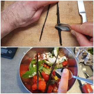 Verrines de fraises rôties au sumac et yaourt - Instruction 4