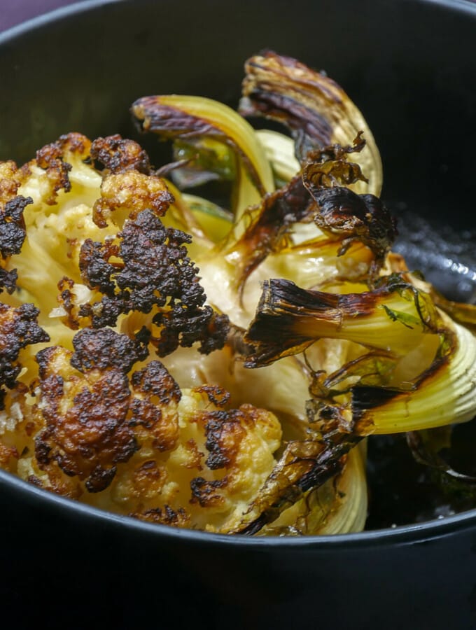 Chou-fleur rôti entier Chou-fleur rôti entier