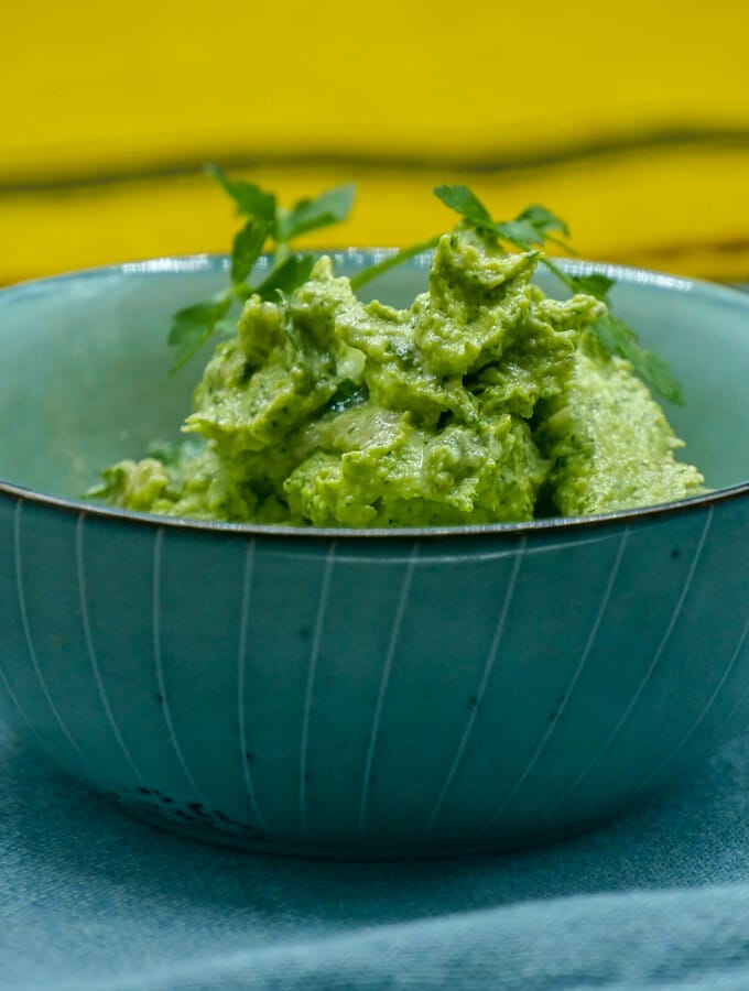 Sauce verte au sésame Sauce verte au sésame