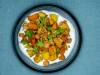Roasted vegetables with tahini sauce