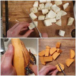 Légumes rôtis, sauce au tahin - Instruction 1