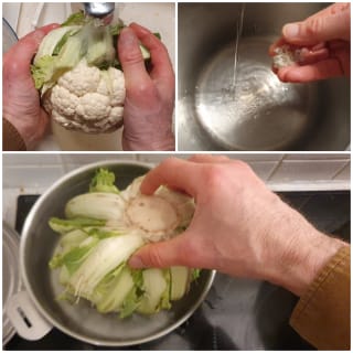 Chou-fleur rôti entier - Instruction 1