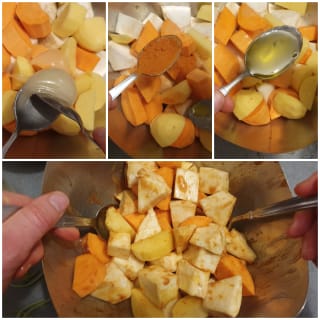 Légumes rôtis, sauce au tahin - Instruction 2