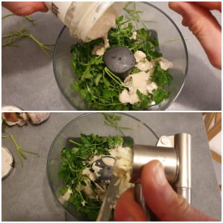 Sauce verte au sésame - Instruction 1