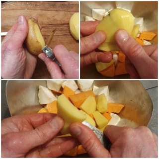 Légumes rôtis, sauce au tahin - Instruction 1