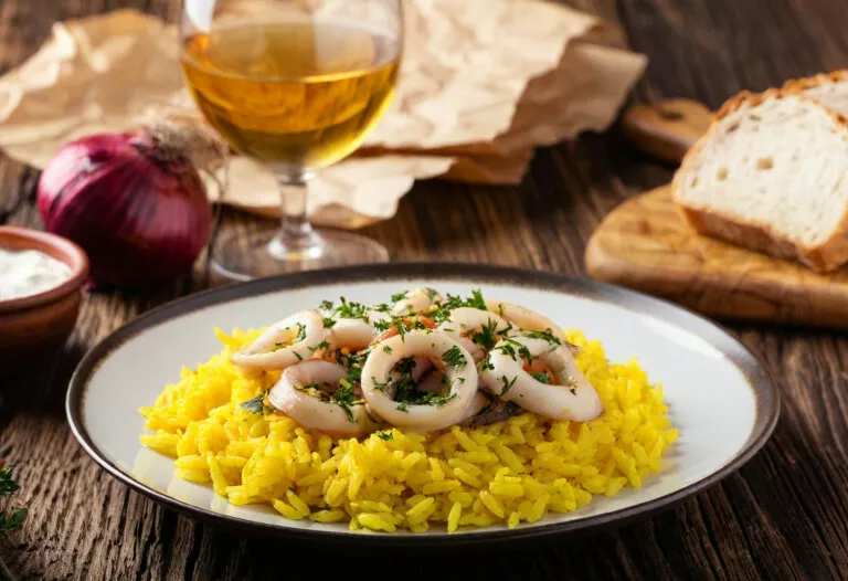 Encornets au vin blanc Encornets au vin blanc